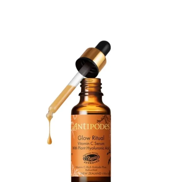 AntipodesGlow Ritual                Sérum à la Vitamine C et à l’Acide Hyaluronique Végétal