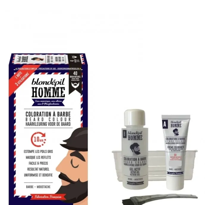 Blondépil Homme Coloration à Barbe
