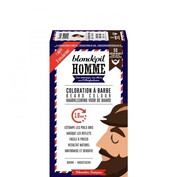 Blondépil Homme Coloration à Barbe