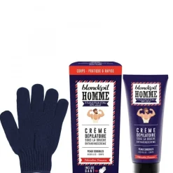 Blondépil Homme                Crème Dépilatoire Sous la Douche - Peaux Sensibles Aisselles - Corps
