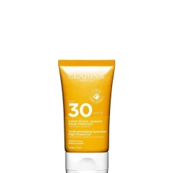 CLARINSCrème Solaire Jeunesse Haute Protection Visage SPF30 Anti-Rides, Anti-Tâches