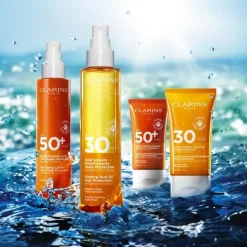 CLARINSCrème Solaire Jeunesse Haute Protection Visage SPF30 Anti-Rides, Anti-Tâches