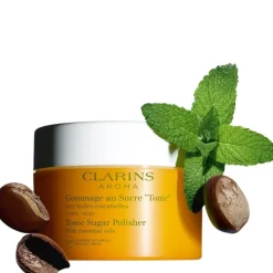 CLARINSGommage au Sucre "Tonic"                Aux Huiles Essentielles - 99% d’Origine Naturelle