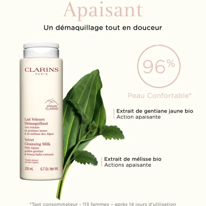 CLARINSLait Velours Démaquillant Toutes Peaux