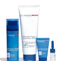 ClarinsMen                Coffret Baume Super Hydratant & Nettoyant visage