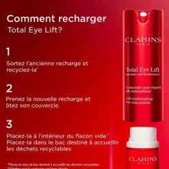 CLARINSTotal Eye Lift - Contour des yeux anti-âge                Soin yeux anti-rides - Recharge