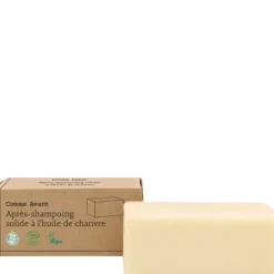 Comme AvantAprès-Shampoing Bio Naturel Solide A l'Huile de Chanvre