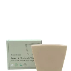 Comme AvantSavon Naturel A L'Huile d'Olive Enrichi en Huile de Baie de Laurier et Argile Verte