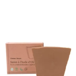 Comme AvantSavon Naturel                 à L'Huile d'Olive - Enrichi  en Huile de Bourrache & Argile Rouge