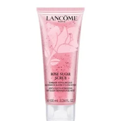 LANCÔMERose Sugar Scrub                Gommage exfoliant doux aux grains de sucre et à l’eau de rose