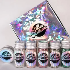 Le Bar à PaillettesKit 004                Coffret Paillettes Libres Biodégradables - 5 Coupes
