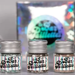 Le Bar à PaillettesKit 001                Coffret Paillettes Libres Biodégradables - 3 Shots