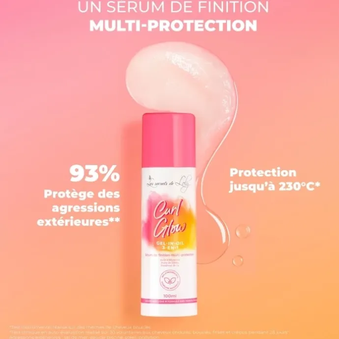 Les Secrets de LolyCurl Glow Sérum de Finition Multi-Protection