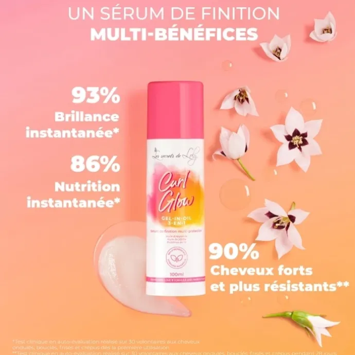 Les Secrets de LolyCurl Glow Sérum de Finition Multi-Protection