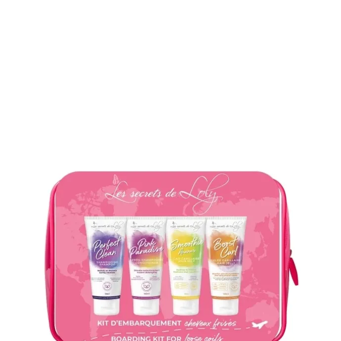 Les Secrets de LolyTrousse Cheveux Frisés Routine Format Voyage - 4 Produits