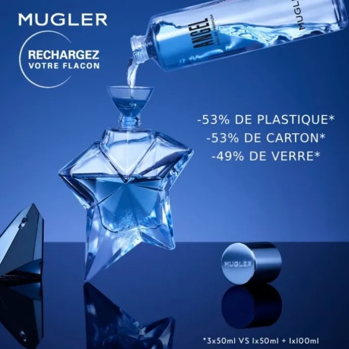 MUGLERAngel Eau de Parfum Rechargeable - Format Nomade