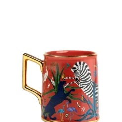 Ortigia SiciliaJungle Corallo                Mug en Céramique