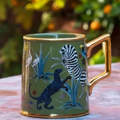 Ortigia SiciliaJungle Green                Mug en Céramique