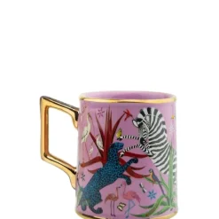 Ortigia SiciliaJungle Pink                Mug en Céramique