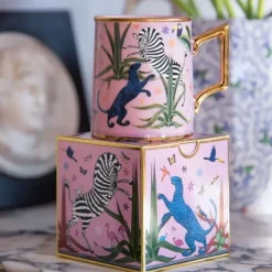 Ortigia SiciliaJungle Pink                Mug en Céramique