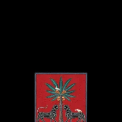 Ortigia SiciliaOrtigia                Plateau Carré Rouge en Laque