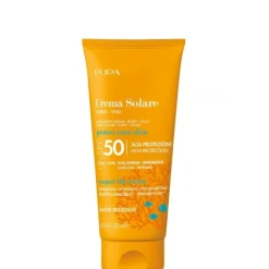 PupaCrème Solaire Multifonction SPF 50 Visage & Corps                Haute Protection UVA - UVB - Infrarouges