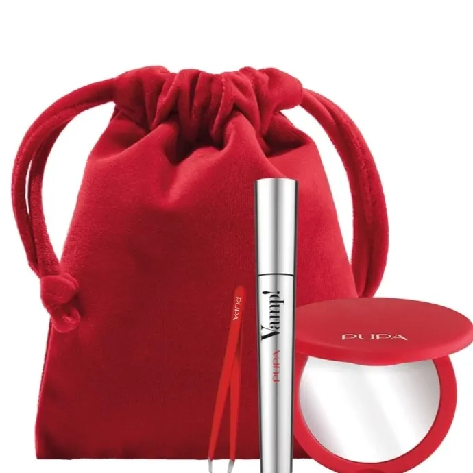 PupaVamp! + Pince à Epiler + Miroir Double Coffret Maquillage