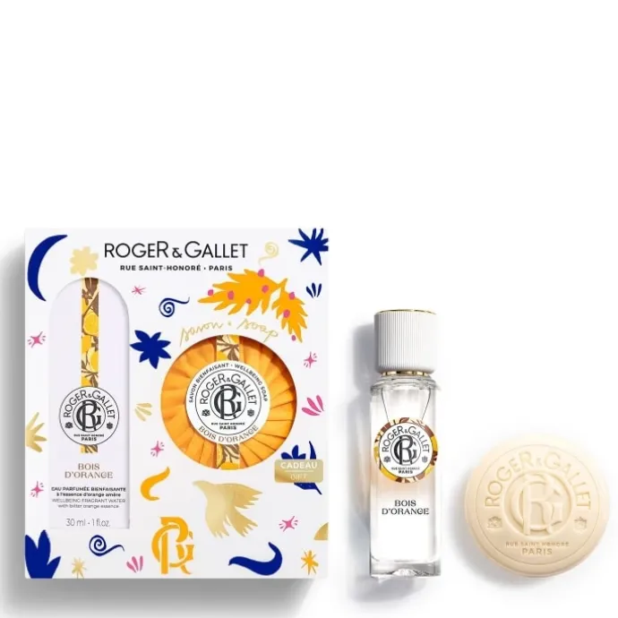 Roger&GalletBois d'Orange Coffret Eau Parfumée Bienfaisante - Savon Parfumé