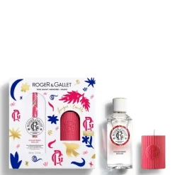 Roger&GalletGingembre Rouge                Coffret Eau Parfumée Bienfaisante - Bougie Parfumée
