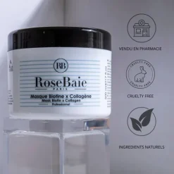 RoseBaie ParisBiotine x Collagène                Masque Reparation, Pousse et Reconstruction