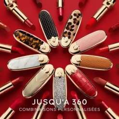 Rouge G de Guerlain Majestic Feathers                L’Écrin Bijou Double Miroir - Peacock