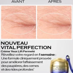 SHISEIDOVital Perfection                Crème Yeux Lift Fermeté et Outil de Massage
