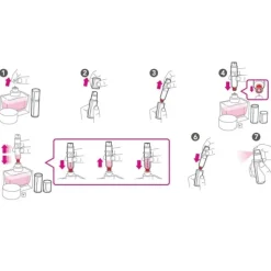 Travalo                Vaporisateur de Sac Rechargeable Crystal Rose Doré