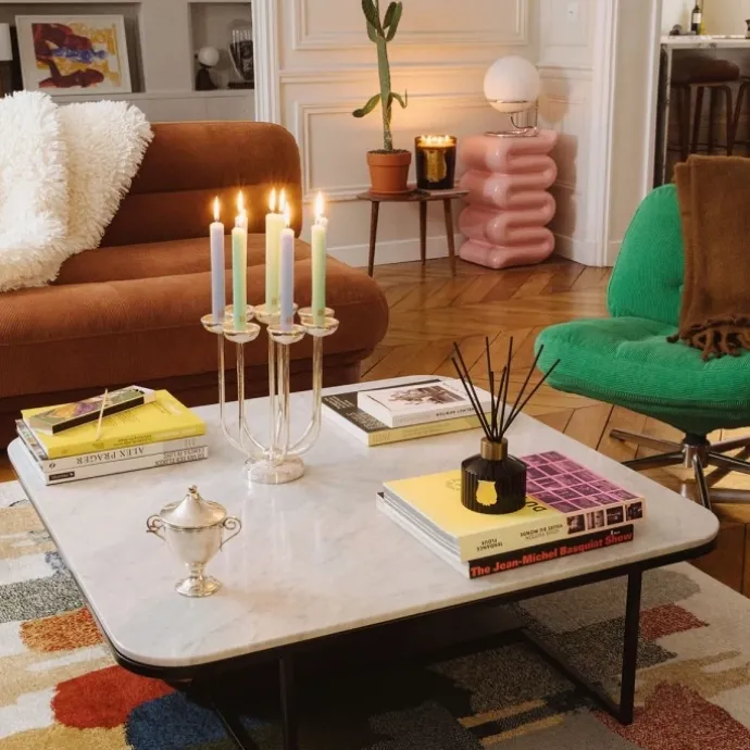 TrudonMadeleine Vert d'Eau Chandelle